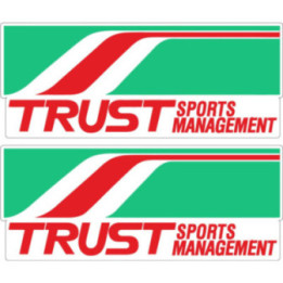 2x Trust Sports Management Stickers Decals - DecalsHouse