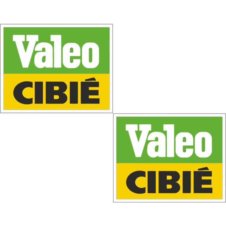 2x Valeo Cibie Stickers Decals - DecalsHouse