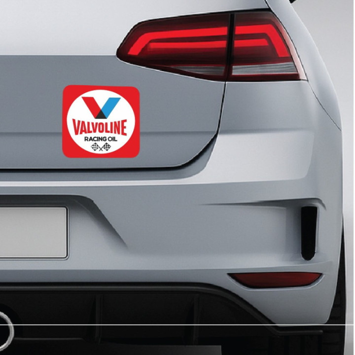 2x Valvoline Racing Oil Stickers Decals - DecalsHouse