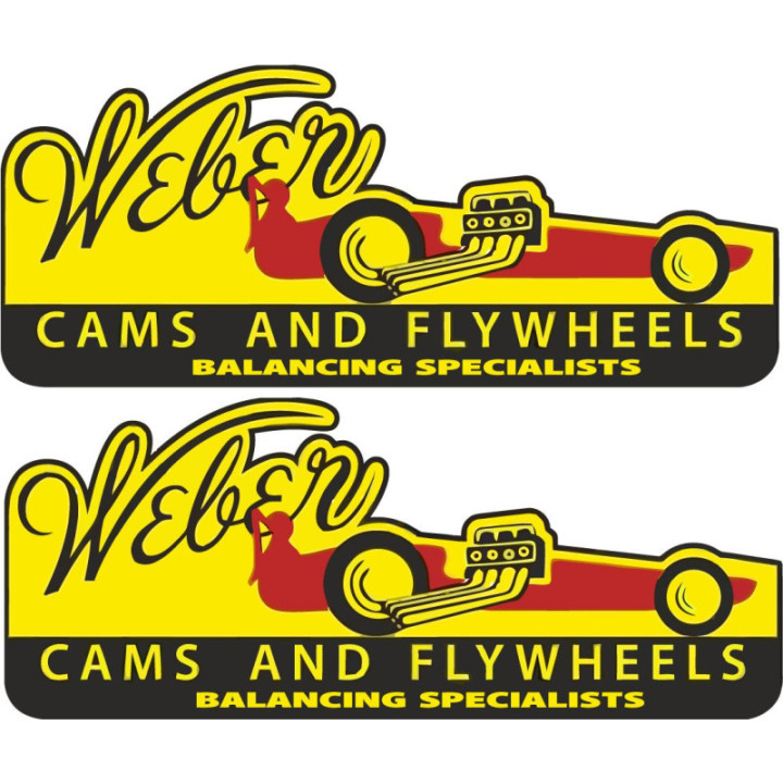 2x Weber Stickers Decals - DecalsHouse