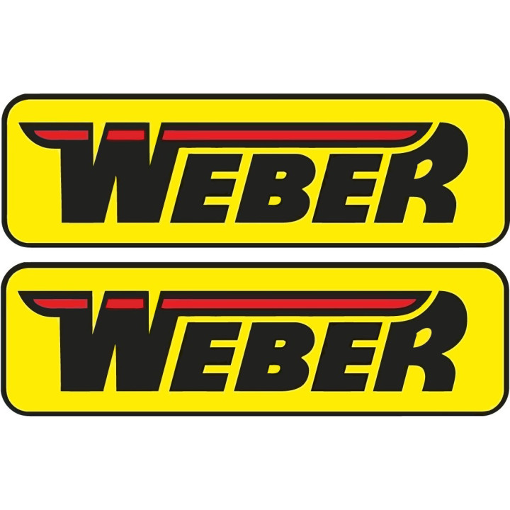 2x Weber Style 2 Stickers Decals - DecalsHouse