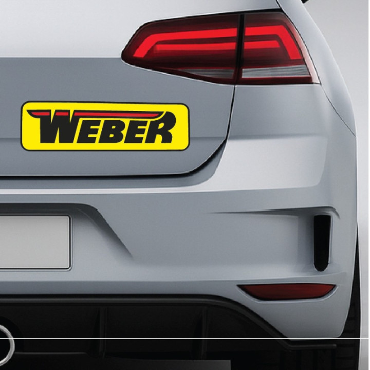 2x Weber Style 2 Stickers Decals - DecalsHouse