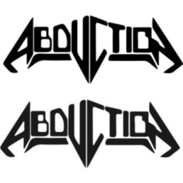 Abduction Band Stickers – Black Metal Decals (2-Pack)
