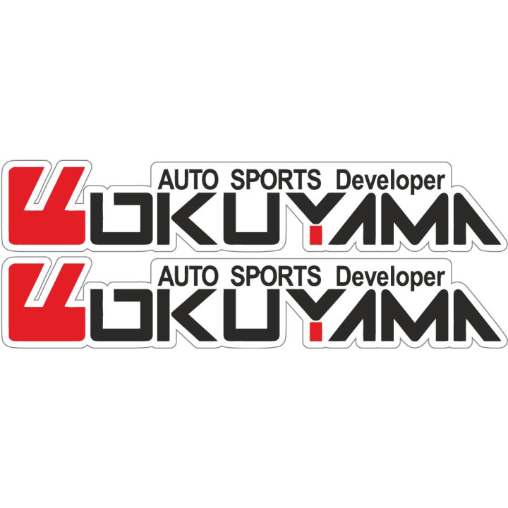 2x Wokuyama Stickers Decals - DecalsHouse