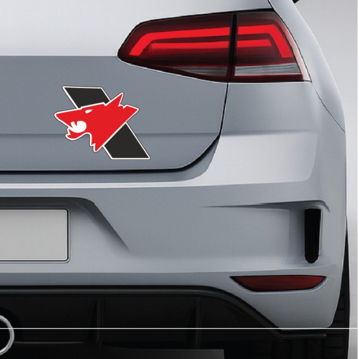 2x Wolfs Head Motor Oil Stickers Decals - DecalsHouse