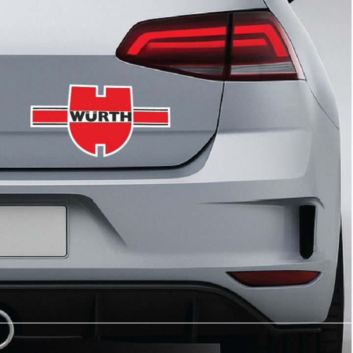2x Wurth Stickers Decals - DecalsHouse