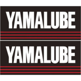 Yamalube Stickers – Racing Oil Sponsor Decals (2-Pack)
