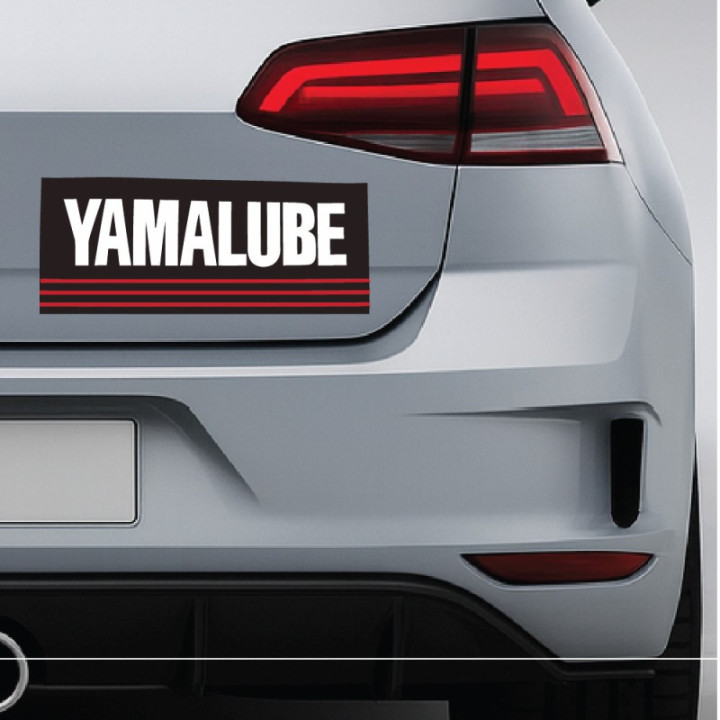 Yamalube Stickers – Racing Oil Sponsor Decals (2-Pack)