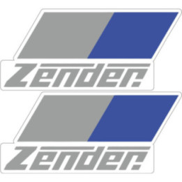 2x Zender Stickers Decals - DecalsHouse