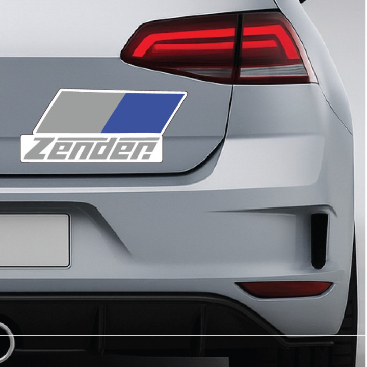 2x Zender Stickers Decals - DecalsHouse