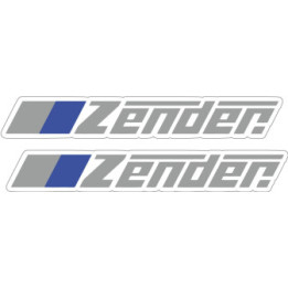 2x Zender Style 2 Stickers Decals - DecalsHouse