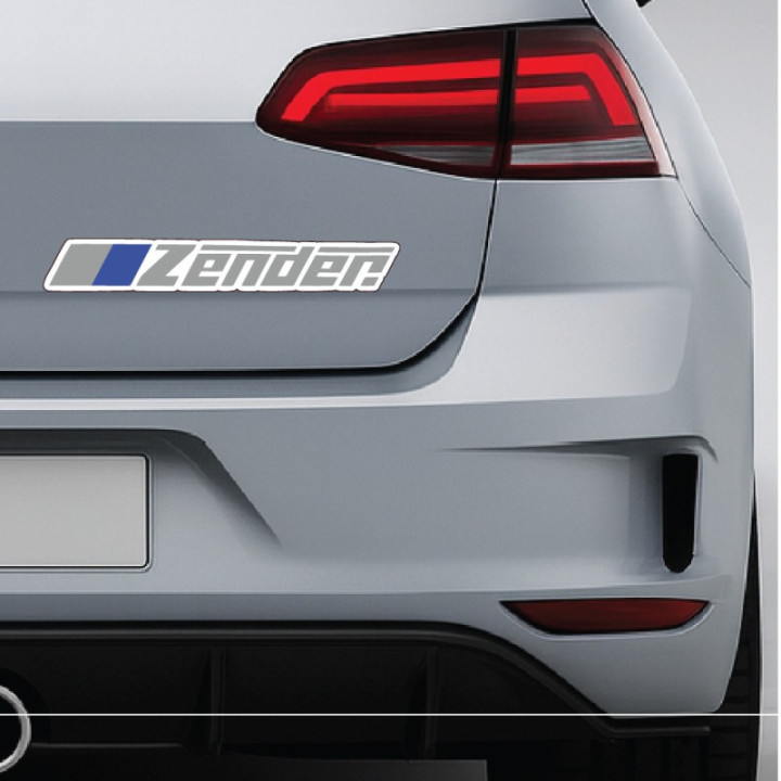 2x Zender Style 2 Stickers Decals - DecalsHouse