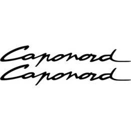Aprilia Caponord Lettering Die Cut Stickers Decals - DecalsHouse