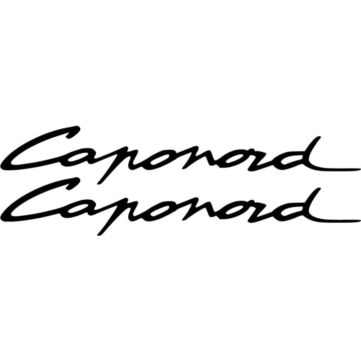 Aprilia Caponord Lettering Die Cut Stickers Decals - DecalsHouse