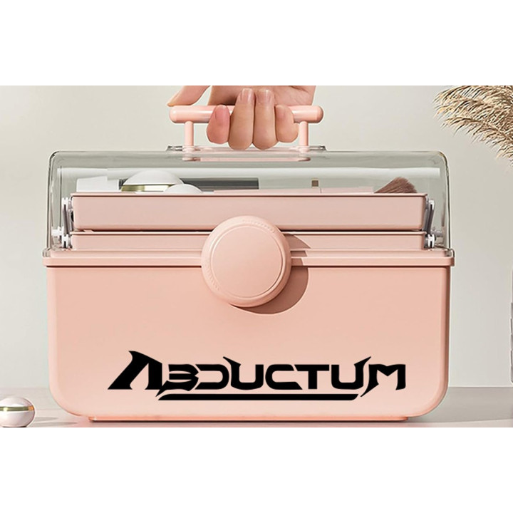 Abductum Stickers – Metal Band Logo Decals (2-Pack)