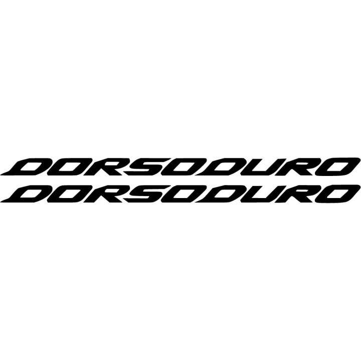 Aprilia Dorsoduro Die Cut Lettering Style 3 Stickers Decals - DecalsHouse