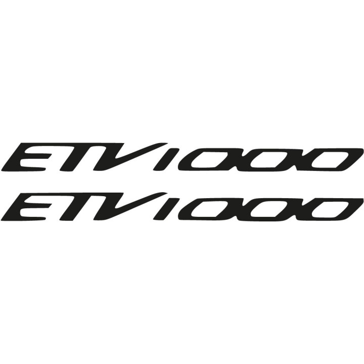 Aprilia Etv 1000 Die Cut Lettering Stickers Decals - DecalsHouse