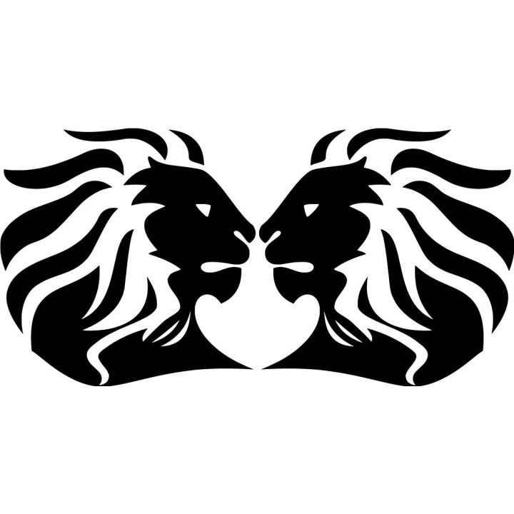 Aprilia Lion Stickers – Tank Fairing Helmet Decals (2-Pack)