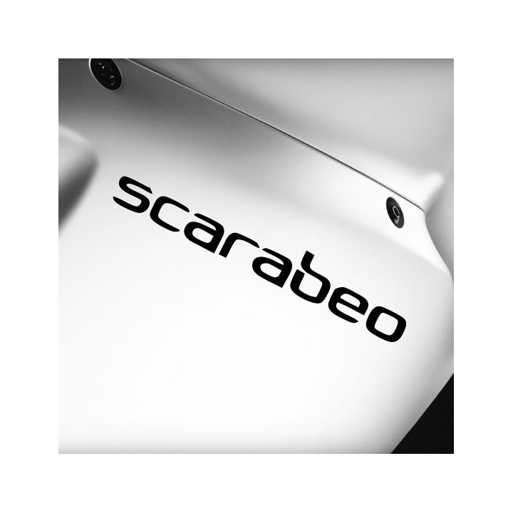 Aprilia Scarabeo Lettering Die Cut Stickers Decals - DecalsHouse