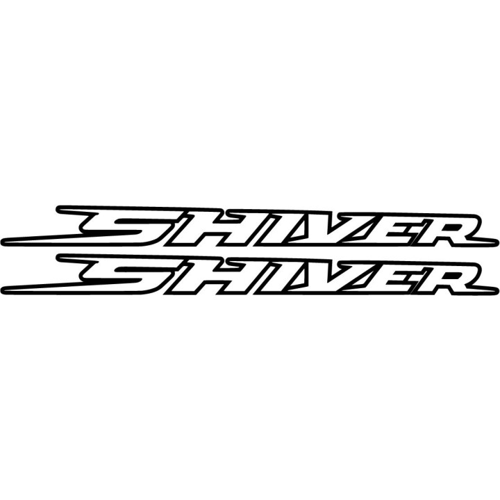 Aprilia Shiver Die Cut Outline Stickers Decals - DecalsHouse