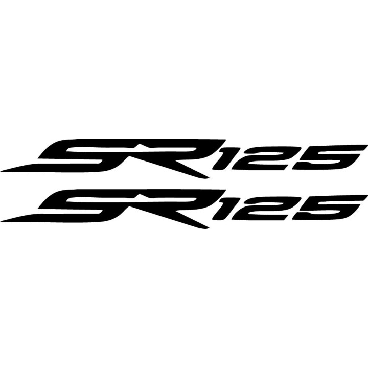 Aprilia SR 125 Stickers – Sport Scooter Motorcycle Decals (2-Pack)