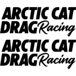Arctic Cat Drag Racing Die Cut Stickers Decals - DecalsHouse