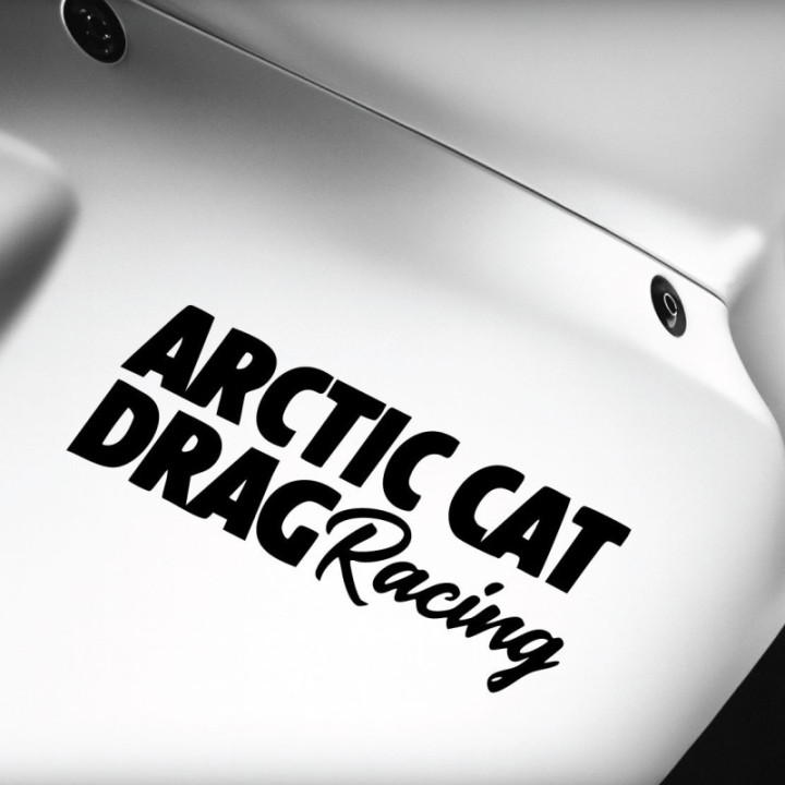 Arctic Cat Drag Racing Die Cut Stickers Decals - DecalsHouse