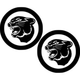 Arctic Cat Logo Round With Head Die Cut Stickers Decals - DecalsHouse