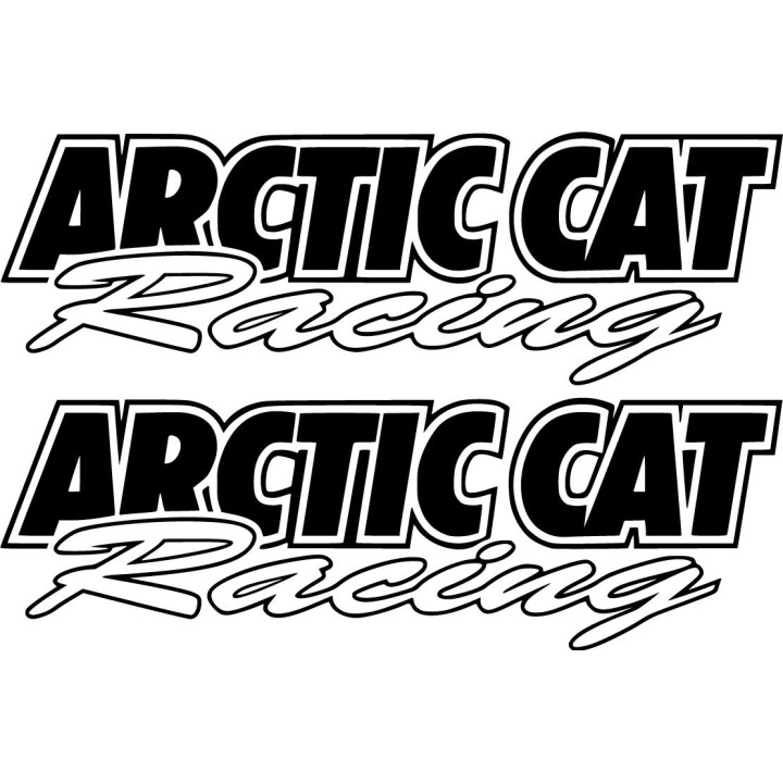 Arctic Cat Racing Die Cut Stickers Decals - DecalsHouse