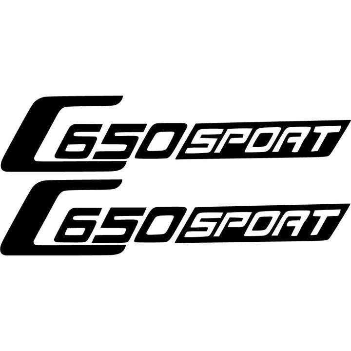 BMW C650 Sport Stickers – Maxi Scooter Motorrad Decals (2-Pack)