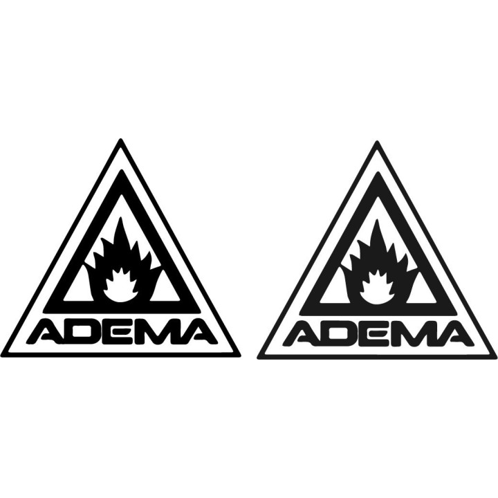 Adema Stickers – Nu Metal Band Logo Decals (2-Pack)
