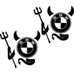 Bmw Devil Die Cut Stickers Decals - DecalsHouse