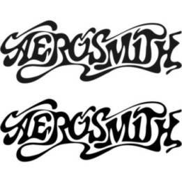Aerosmith Stickers – Rock Band Logo Decals (2-Pack)