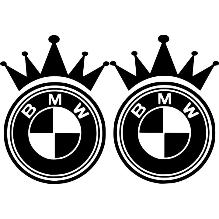 Bmw King Die Cut Stickers Decals - DecalsHouse