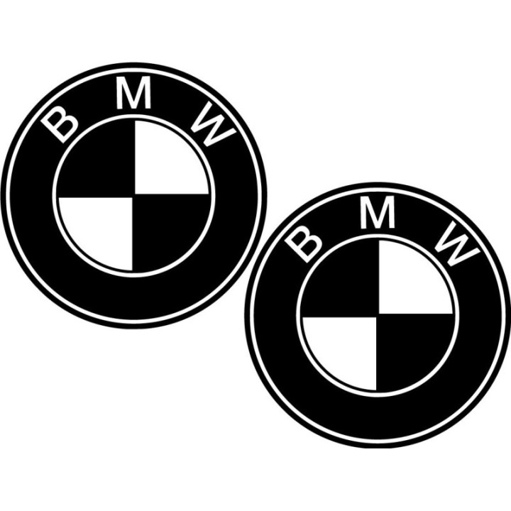 Bmw Logo Round Die Cut Style 2 Stickers Decals - DecalsHouse