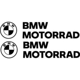 BMW Motorrad Logo Stickers – R1250GS S1000RR Decals (2-Pack)