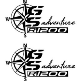 Bmw R 1200 Gs Compass Adventure Die Cut Stickers Decals - DecalsHouse