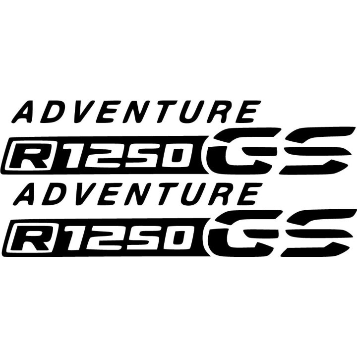 BMW R 1250 GS Adventure Style 2 Stickers – Adventure Bike Decals (2-Pack)