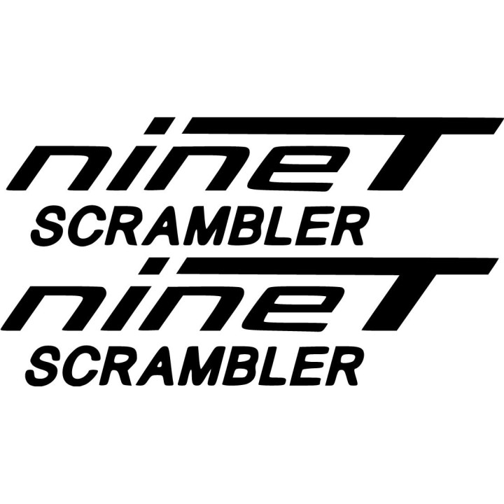 BMW R nineT Scrambler Stickers – Motorrad Heritage Decals (2-Pack)