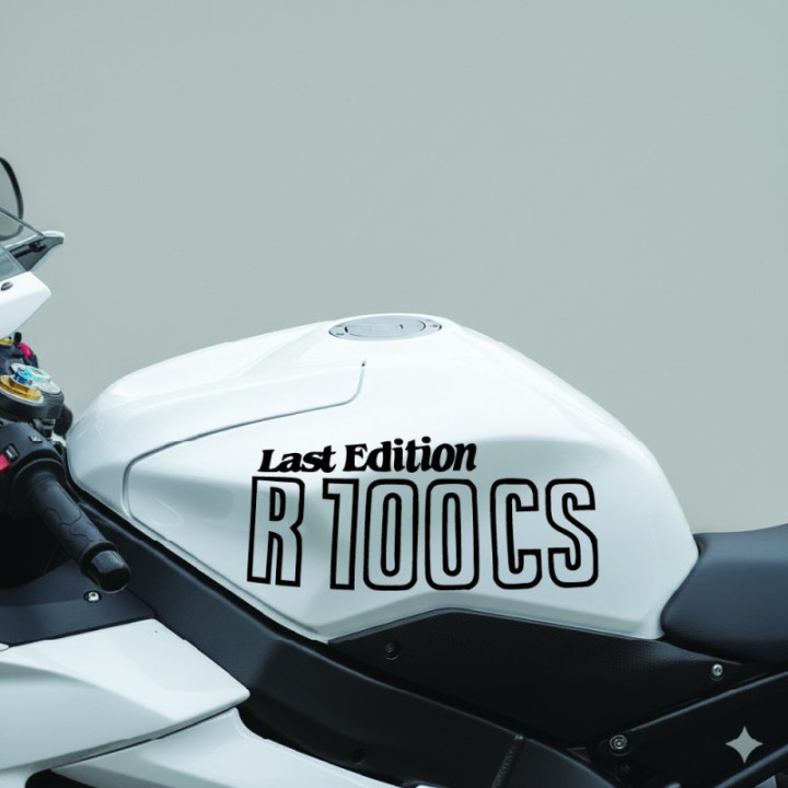 Bmw R100 Cs Last Edition Die Cut Stickers Decals - DecalsHouse