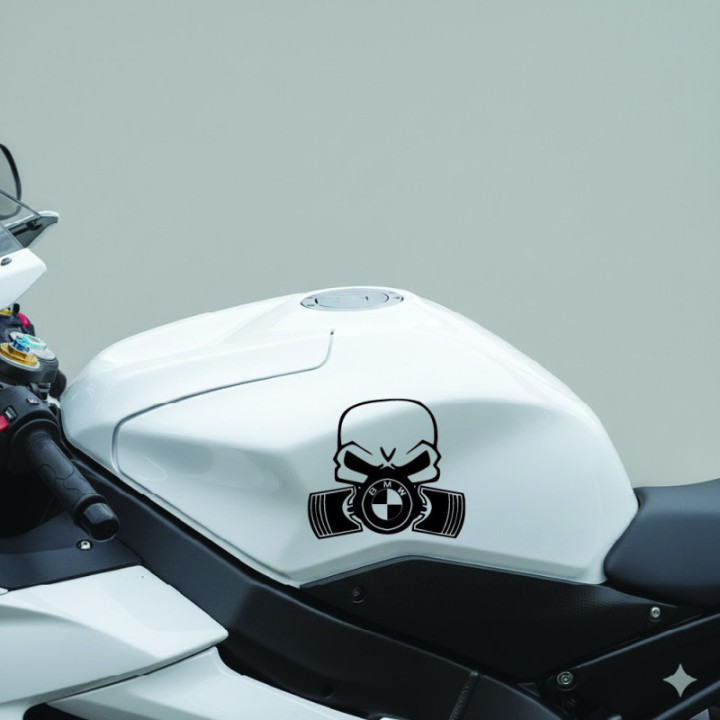 Bmw Skull Die Cut Style 2 Stickers Decals - DecalsHouse