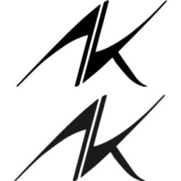 Alicia Keys Stickers – AK Logo Music Decals (2-Pack)