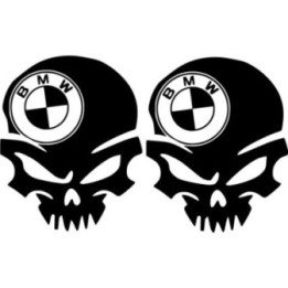 Bmw Skull Die Cut Style 3 Stickers Decals - DecalsHouse