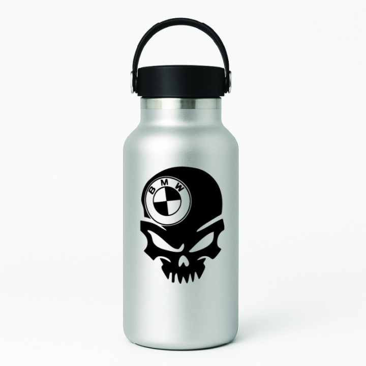Bmw Skull Die Cut Style 3 Stickers Decals - DecalsHouse