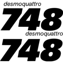 Ducati 748 Desmoquattro Stickers – Supersport Motorcycle Decals (2-Pack)