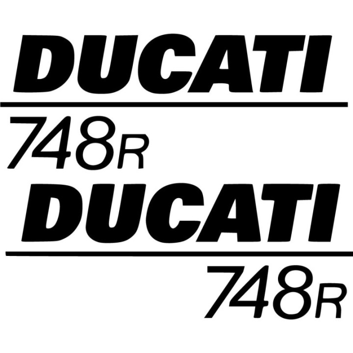 Ducati 748 R Die Cut Stickers Decals - DecalsHouse