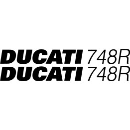 Ducati 748 R Die Cut Style 2 Stickers Decals - DecalsHouse