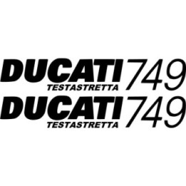 Ducati 749 Die Cut Stickers Decals - DecalsHouse