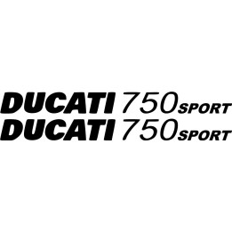 Ducati 750 Sport Die Cut Style 2 Stickers Decals - DecalsHouse