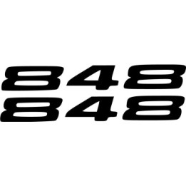 Ducati 848 Die Cut Stickers Decals - DecalsHouse